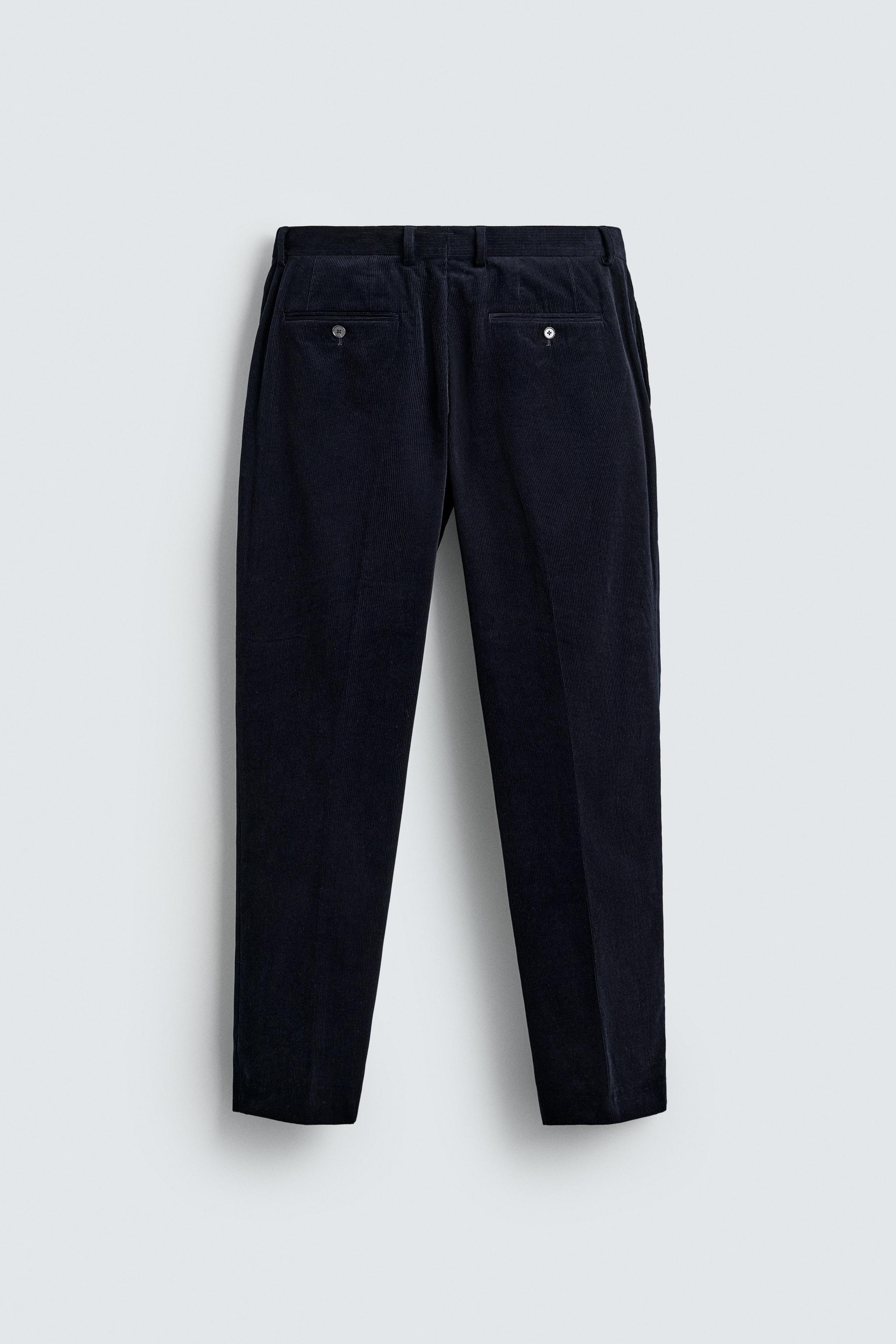 CORDUROY SUIT PANTS